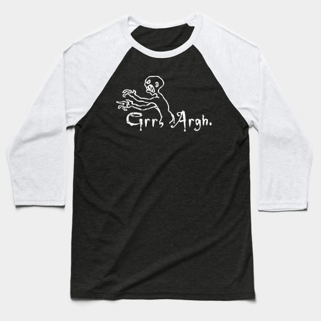 Grr argh /\ Buffy Vampire Baseball T-Shirt by alselinos